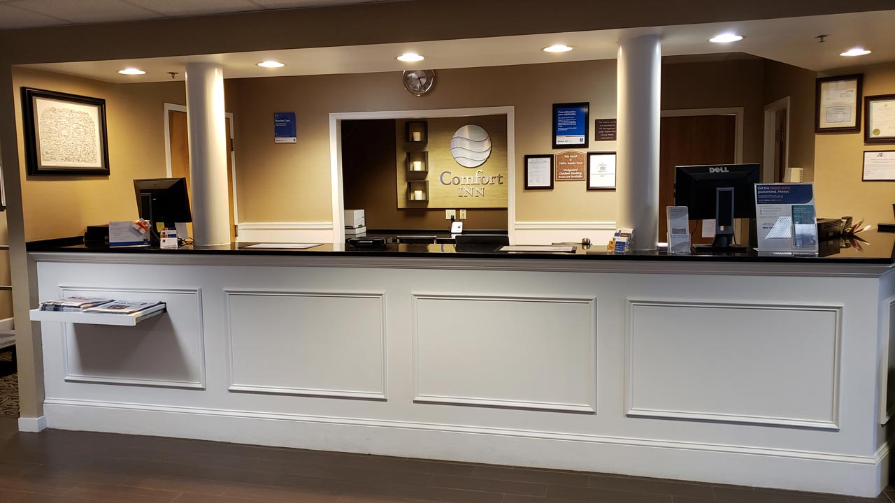 Hotel front desk